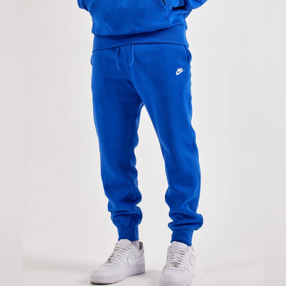 NEW Nike Fleece Sweatpants Joggers  GAME ROYAL Men's LARGE